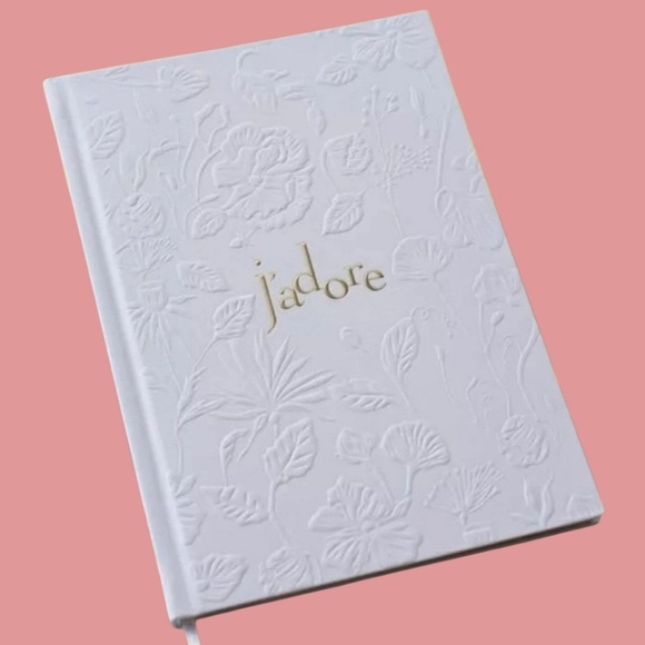 NEW J'adore Dior White and Gold Notebook - Picture 2 of 8